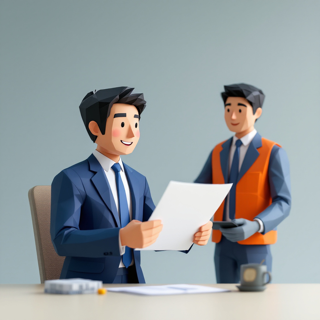 デベロッパー側PMのキャラクターイラスト